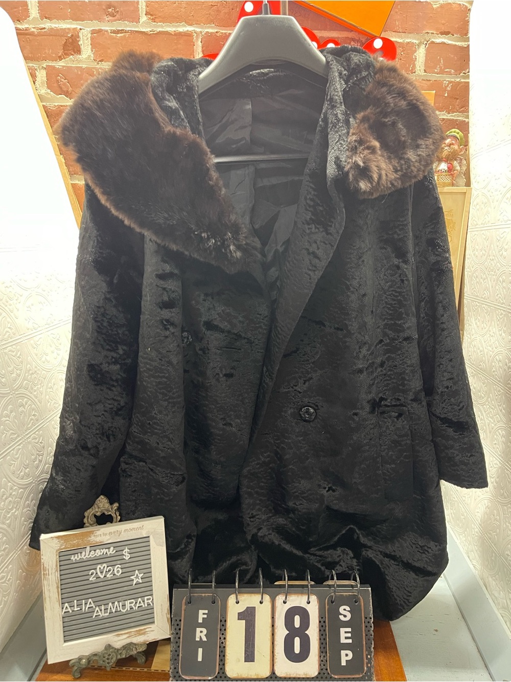 Parker Women's Black and Brown Jacket